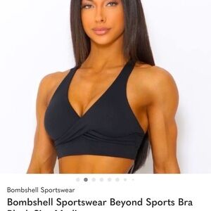 Bombshell Sportswear Midnight Black Sports Bra